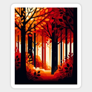 Autumn Whisper: The Enchanted Forest Sticker